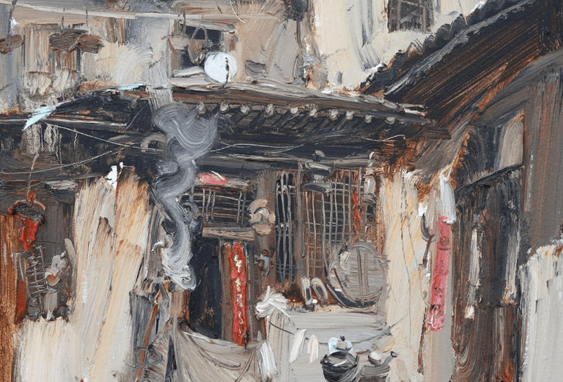 中國美術家協會會員馬建茂油畫作品賞析